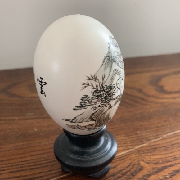 Vintage hand painted egg shell Japan - Picture 4 of 5
